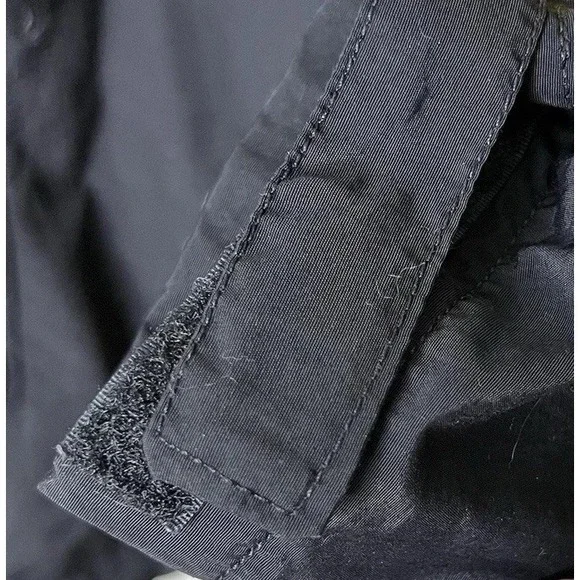 Army Physical Fitness Uniform Jacket Mens Large Black Yellow Nylon Full Zip - Picture 6 of 6